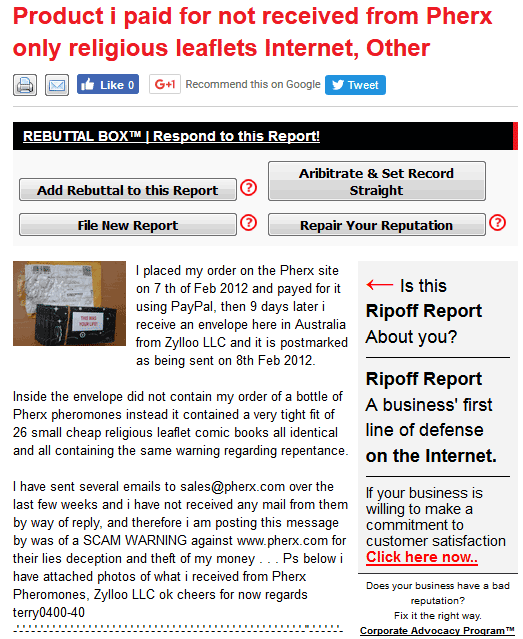 PherX Review: It Works, But It's Not Worth The Money (Ripoff Reports Included) pherx pheromone oil scam