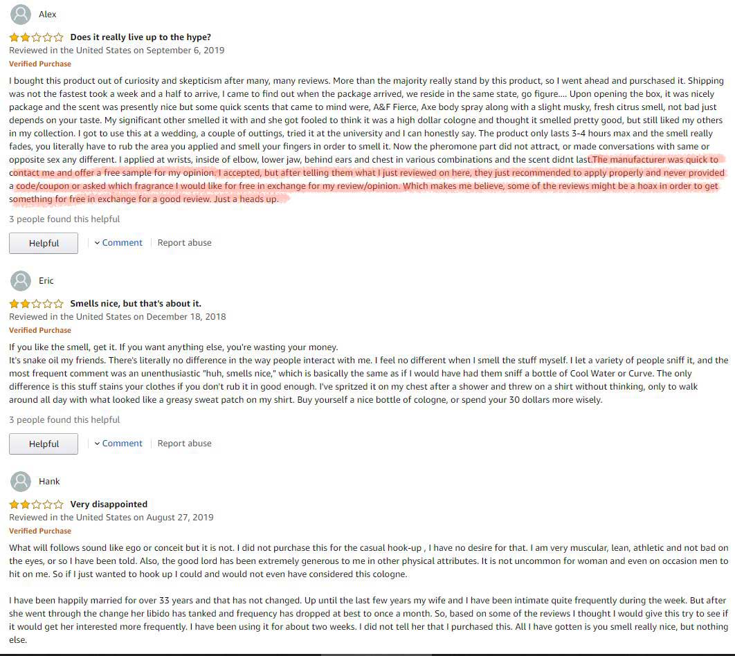 Raw Chemistry real pheromone review